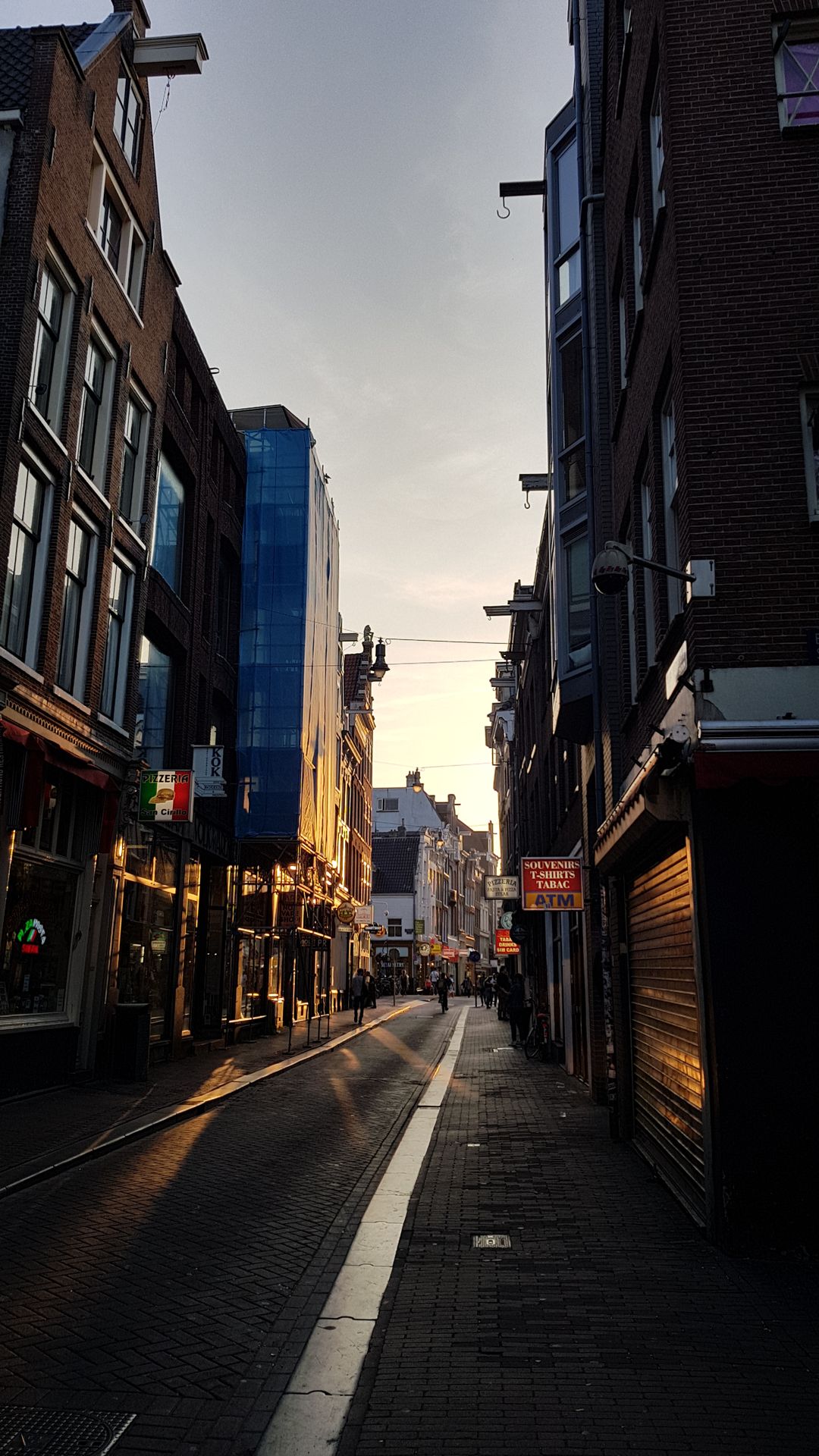 Amsterdam coucher de soleil