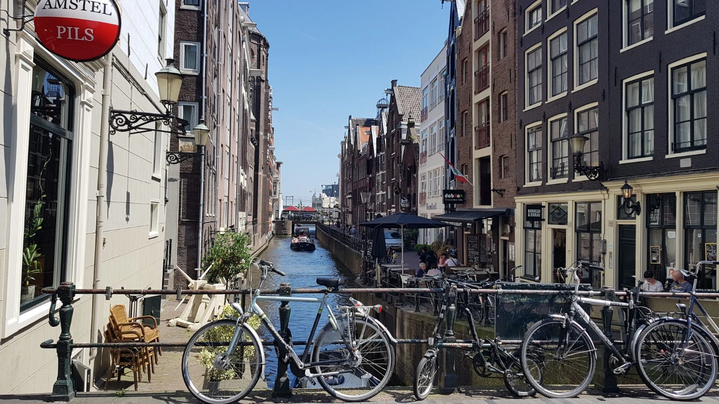 Amsterdam vélo canal