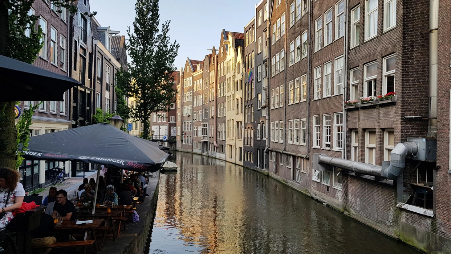 Amsterdam canal Red Light