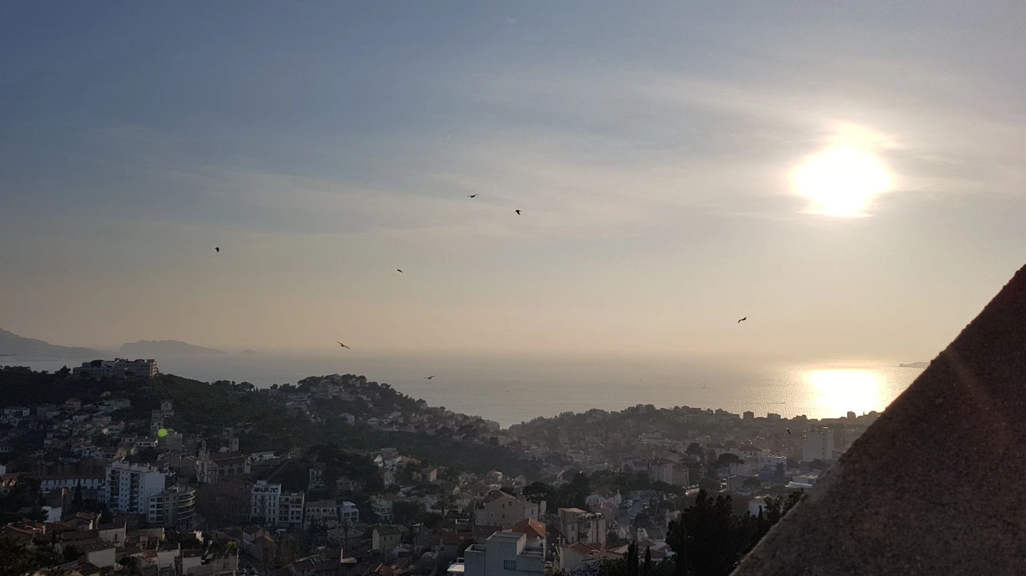 Marseille vue panoramique ville