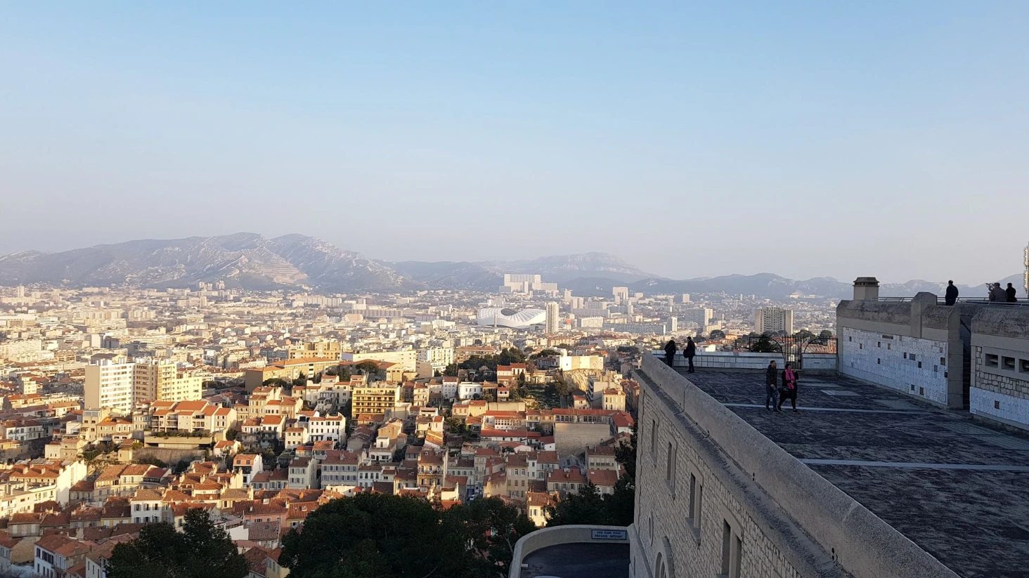 Marseille vue panoramique ville