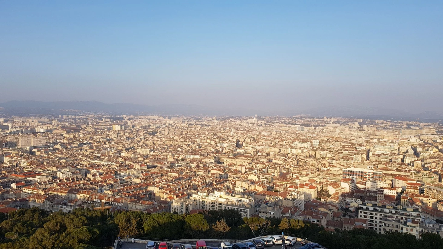Marseille vue panoramique ville