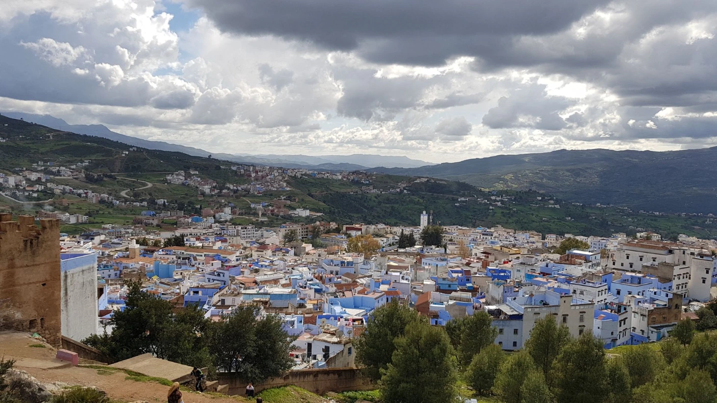 Chefchaouen vue panoramique