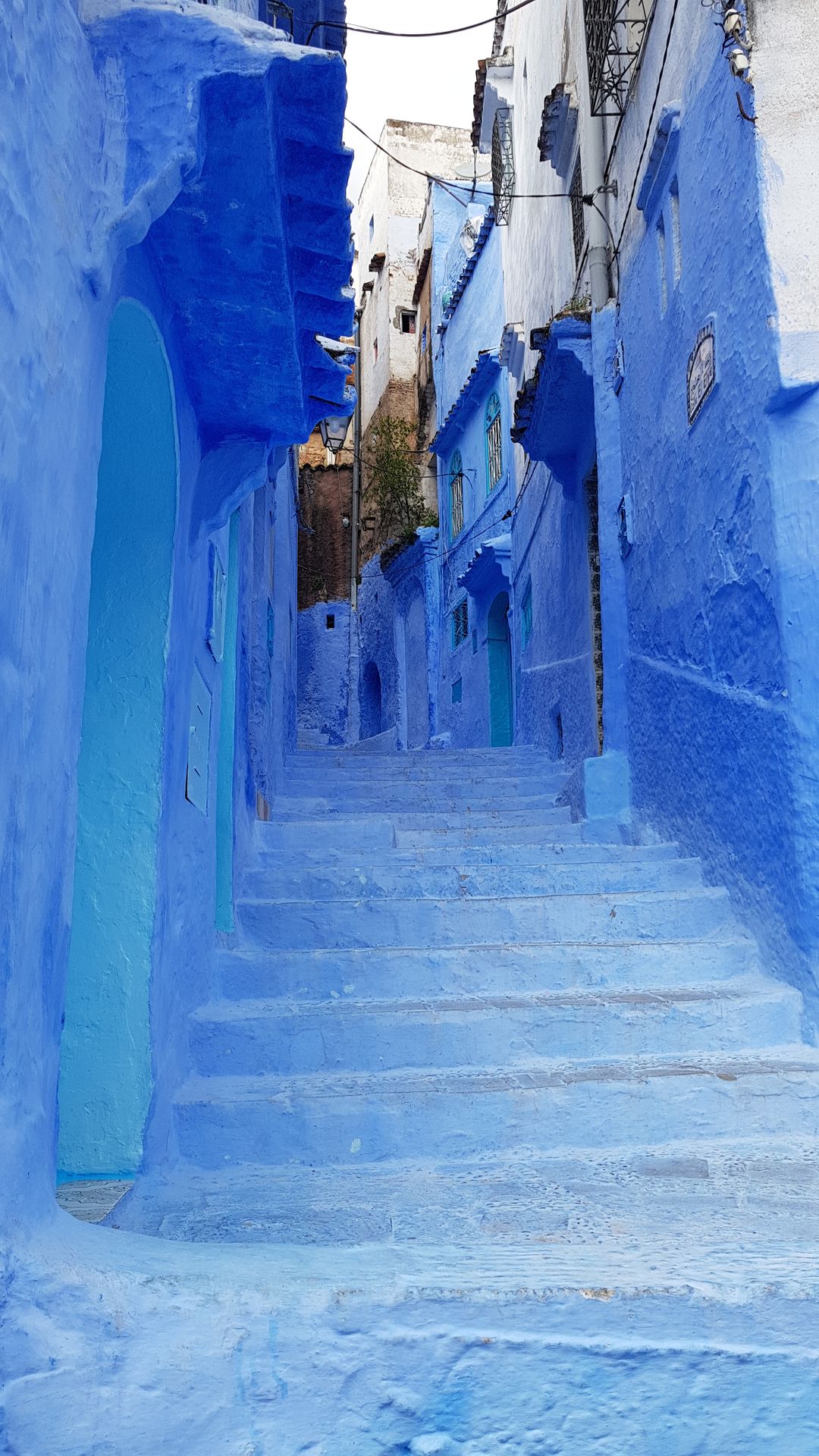 Chefchaouen rue bleue