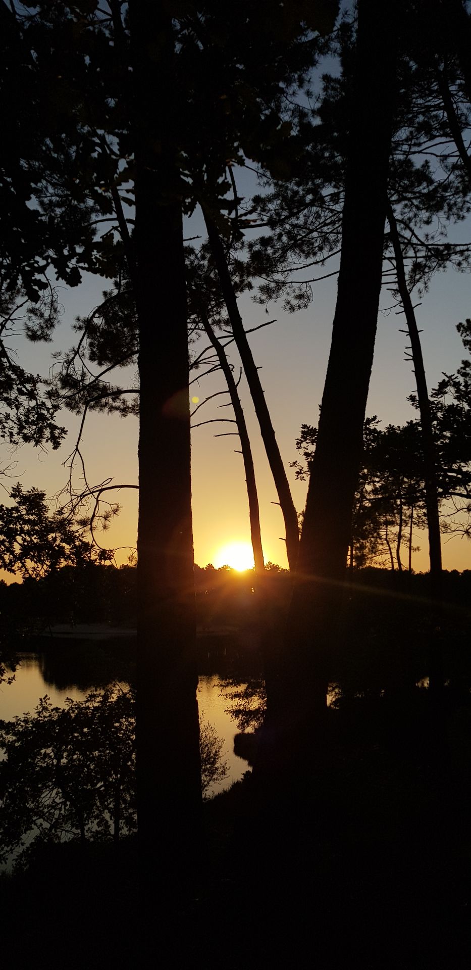 Cure thermale coucher de soleil