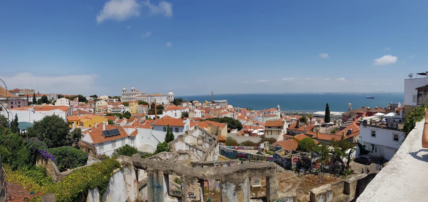 Lisbonne vue panoramique
